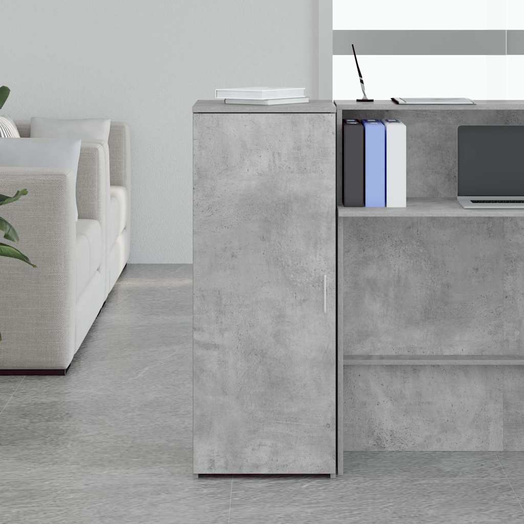 Storage Cabinet Concrete Grey 40x45x103.5 cm Engineered Wood